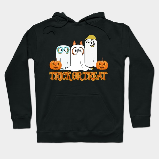 Bluey Trick Or treat Hoodie by Kaine Ability